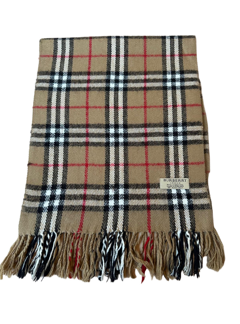 VINTAGE BURBERRY SCARF BEIGE