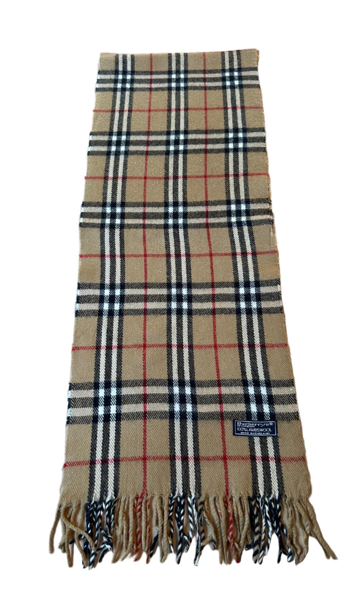 VINTAGE BURBERRY SCARF BEIGE